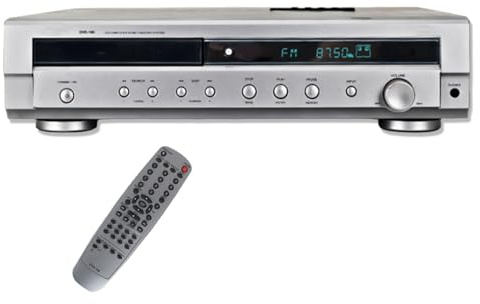 MiBoce Lecteur DVD 5.1 Canaux Surround, Amplificateur Home Cinéma, Amplificateur Bluetooth sans Fil, avec Télécommande, Sortie Fibre Optique Et Coaxiale, pour La Maison, Le Cinéma