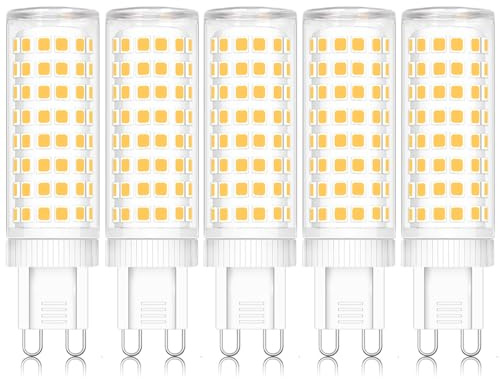 G9 LED Lampe 10W Neutralweiß 4000K 100W Halogenlampe Kein Flackern 5er Pack | Augenschonend, 360° Weitwinkel, AC 110-220V, non Dimmbar, Enegiesparende, Leuchtmittel, Einfache Installation, 1000lm,CRI>80