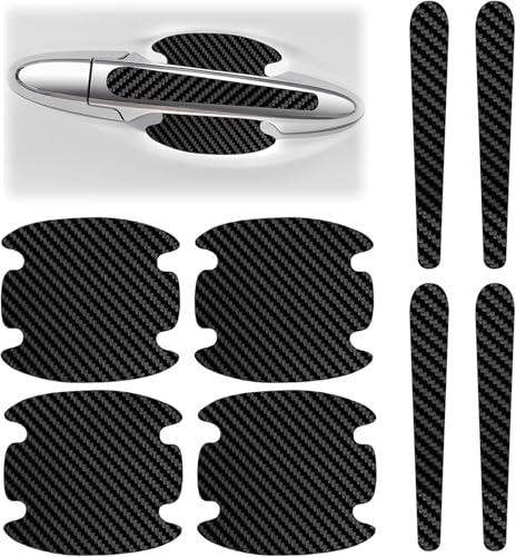 LiYeeYP 8 Pièces Protecteur Poignée Porte Voiture pour Volkswagen Up 2012-2023, Anti-Rayures Autocollant Bande Protection Imperméable Accessoires