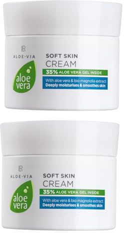 LR Aloe VIA Aloe Vera Zarte Hautcreme Soft Skin 2x 100ml
