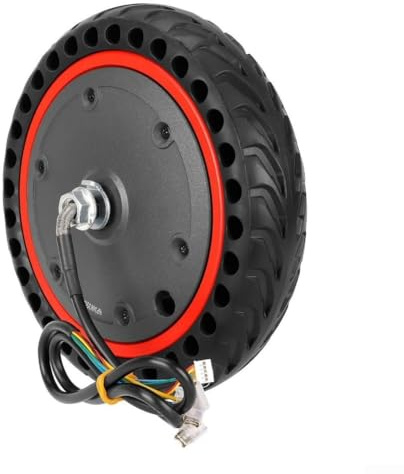 Roue moteur de rechange 350 W 36 V 8,5 pouces avec pneu plein pour Xiaomi-M365, moteur de scooter électrique avec jante rouge 8,5 pouces