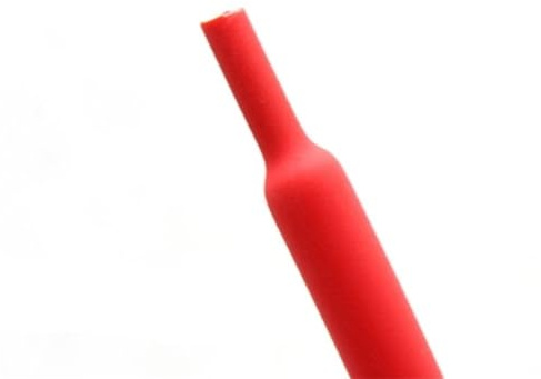 Guaina termorestringente, Tubo termorestringente rosso 2:1 diametro 0,6 mm-80 mm for cavo fai da te(70MM*2 METERS)