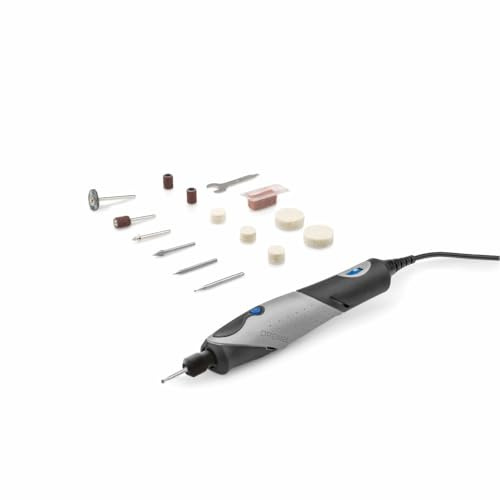 Dremel Stylo+ Craft Rotary Tool Kit with 15 Accessories - Engraving Pen for Wood Carving, Glass Etching, and Jewelry Making (2050-15)