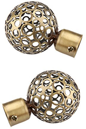 Gardinenstange Endstücke, Ø 22mm, 2er Pack, 3# Bronze