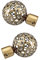 Gardinenstange Endstücke, Ø 22mm, 2er Pack, 3# Bronze