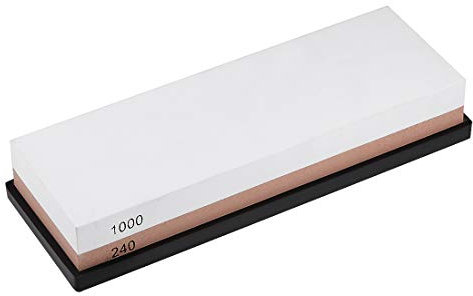 sourcing map Double-Sided Whetstone Knives Sharpener Sharpening Stone 240/1000 Grit for Scissors Razors Carving Tool