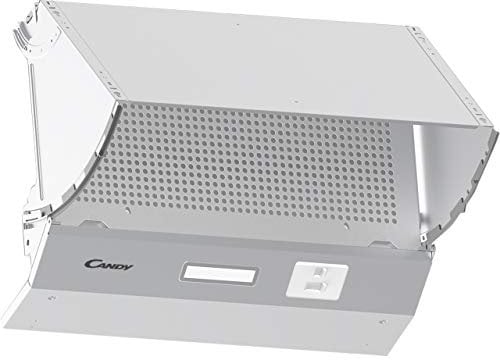 Candy CBP612/4W 60 cm Integrated Cooker Hood, Slider Control, Stainless Steel