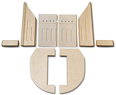 Feuerraumauskleidung für Aduro 9 Kaminöfen - Vermiculite - 8-teilig