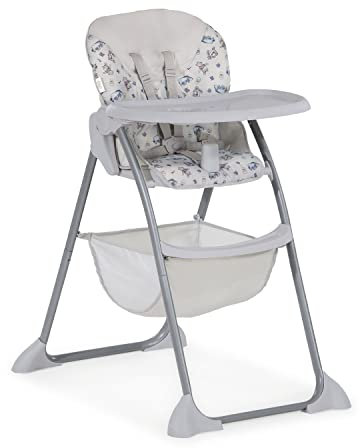 hauck Hochstuhl Sit N Fold für Kinder ab 6 Monate bis 15 kg, Klappbarer Reisehochstuhl mit Tisch, Einhändig Verstellbare Rückenlehne, Ultra Leicht, Großer Korb (Disney Pooh Exploring)