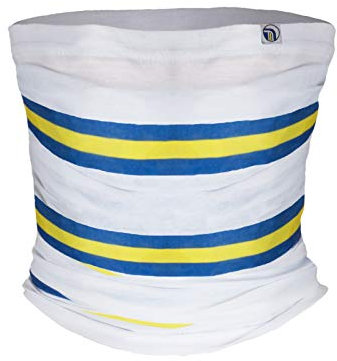 fanoriginals - Schlauchschal in den Farben von Leeds United - Weiß/Blau/Gelb