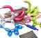 Kit di palloncini da modellare, metallizzati 260Q, palloncini lunghi cromati a forma di animali, per compleanni, feste, Natale, 100 pezzi