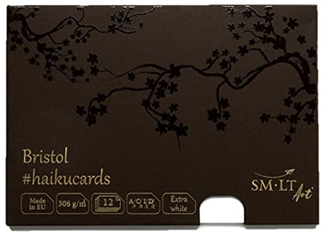 SMLT, Haiku Cards Large, Bristol Drawing Paper, 12 Cards, 4770644589761