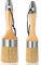 YiBaiBrush Wachs- und Kreidepinsel (2er-Set), Wachspinsel und Kreidefarbe für Möbel, DIY, Kunsthandwerk, Naturborsten, 1 großer runder und 1 großer ovaler Kreidepinsel