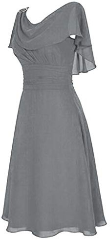 Erstkommunion Kleid Mädchen Wickelkleid Damen Cocktailkleid Damen Sommerkleid Tüllkleid Damen Kommunionkleid Mädchen Festliche Kleidung Damen Sommerkleid Weiß (Grau, M)