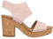 TOMS Majorca Platform Sandale à talon Femme, Rose, 39 EU