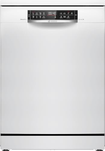 Bosch SMS6ECW04E - Série 6 - Lave-vaisselle Pose-libre - 60 cm - 14 couverts - Silence pro 40 dB - Blanc