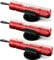JUFO 3 packs Car Escape Tool with Seat Belt Cutter Quick Emergency Window Breaker Escape Safety Hammer（Red*3