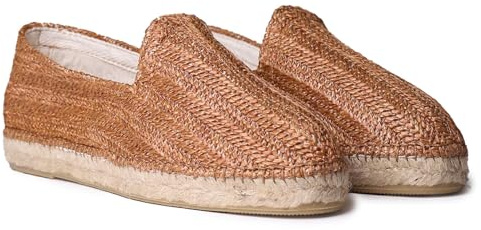 TONI PONS DAMASC Espadrille für Herren, hergestellt in Bast., braun, 44 EU