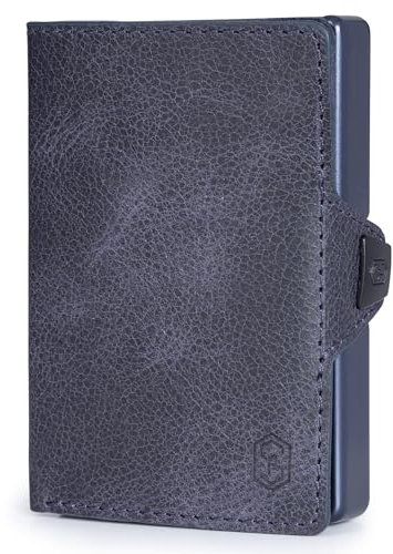 slimpuro Porte Carte Airtag Apple, Portefeuille Homme Cuir avec Blocage RFID, Porte Carte Bancaire Sécurisé avec Compartiment, Etui Anti RFID, Portefeuilles et Porte-Cartes, Porte Monnaie Homme Femme
