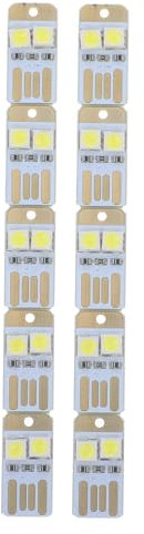 Gadpiparty 30 Stk Mini-doppelseitiges Licht Powerbank Licht Nachtlicht Beidseitig Klopapierhalterung Nachttischlampen Schlafzimmertischlampen -lichter Pirat Zweiseitiges Licht Usb