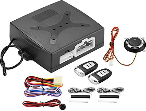 Auto-Alarmsystem-Fernbedienung, Universelles Auto-Alarmsystem, Motorzündung, Schlüsselloser Zugang, Druckknopf-Fernstarter