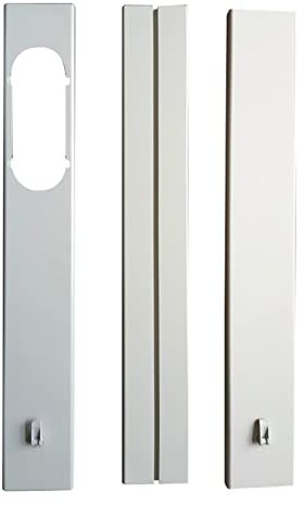 Air Conditi1r Fensterset - Klimaanlage Abluftschlauch Set, Klimaanlage Lüftungsset, PVC-Dichtung, verstellbarer Fensterdämpfer Air Conditi1r, Fensterplatte