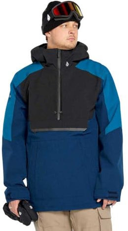 Volcom Herren Brighton Pullover Anarok Hooded Snowboard Jacke, Marineblau, S5, XL