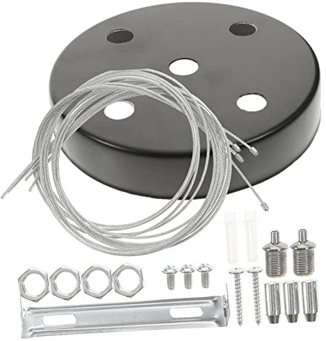 jojofuny 1 Satz Drahtset Zum Aufhängen Der Oberen Platte Lichtabdeckungen Für Deckenleuchten Deckenbaldachin Baldachin Lichter Adapter Für Schräge Decken Leuchten Decke Deckenplatte Metall