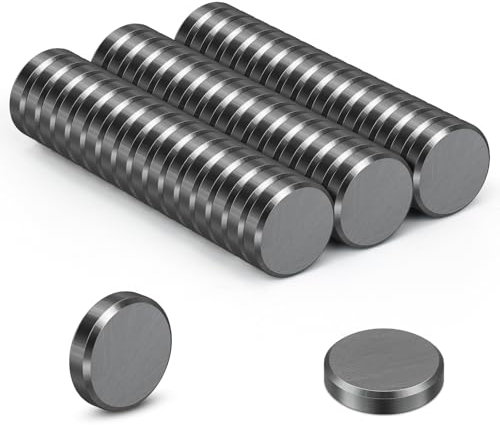Wukong Stark Ferrit Magnete, 20×5mm | 50 Stück Starke Magnete für Whiteboard, Kühlschrank, Büro, Schule