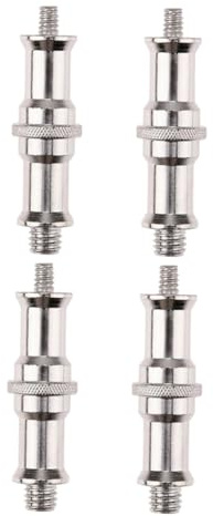PHENOFICE 4stücke Gewindeschraubenadapter Zapfen Adapter Für Blitzlichtstativschraube Lichtstativschraube Mit Vollmetall-oberfläche