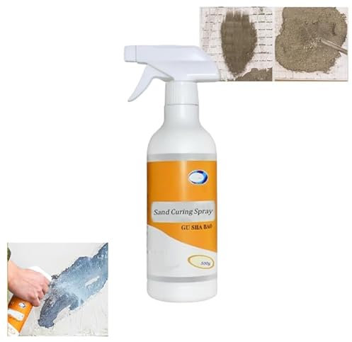 Sand Curing Spray, Water-Based Penetrating Waterproof Concrete Hardener Spray, Powerful Sand Curing Spray, Sand Curing Spray,Sand-Fixing Water Repellent,Quick Fixes and Seamless Finishes