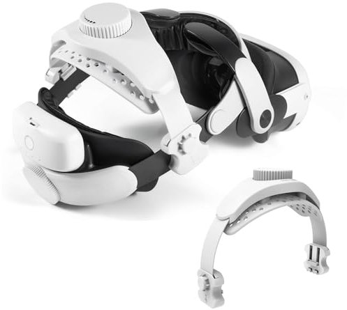 Kopfband für Meta Quest 3/2/Pro, Komfort VR Headset Elite Band für Quest 3, Kopfband Zubehör für Meta Quest 3, Verstellbares Leichtes als Ersatz