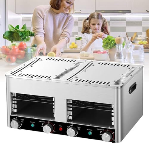 HCAUYNN Elektrischer Steakkocher, Vollautomatischer Steakgrillofen, Max. Aufheizzeit 800 Grad, Mit Grill Und Griffen, 10 Minuten Bis Zum Steak,220V-8layers