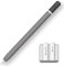 TRONWIN Apple Pencil Pro case,Classic Pencil Design Cover,Silicone Apple Pencil 2nd Generation case,Perfect Grip Apple Pencil Pro Sleeve (Grey)