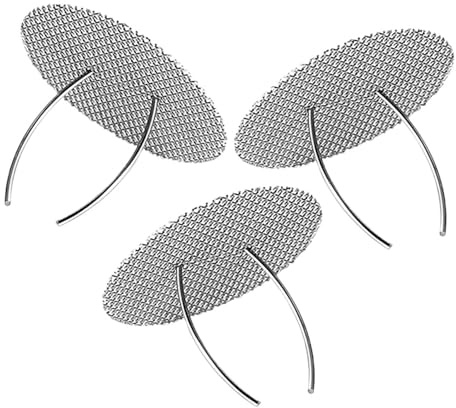 BESTOYARD Teapot Filter Insert Fine Mesh Tea Strainer for Loose Tea Leaves Reusable Teapot Spout Filter Accessory Pot Strainer Insert 3 Pack