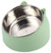 POPETPOP Bol pour Chat en Acier Inoxydable Lit pour Chien Humain Soulevé pour Chien Mangeoire Gamelle pour Chien Animal De Compagnie Étagère Auto Nourriture pour Chien Répandre Green