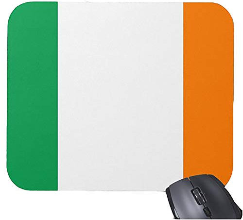 Flag Ireland Mousepad Mouse Pad Beverage Coaster Mouse Mat Non-slip Rubber Base White (240x200x4mm) Color:Ireland