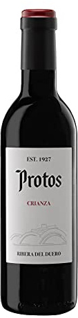 Protos Crianza, Vino Tinto, Ribera del Duero 375ml (Paquete de 6)