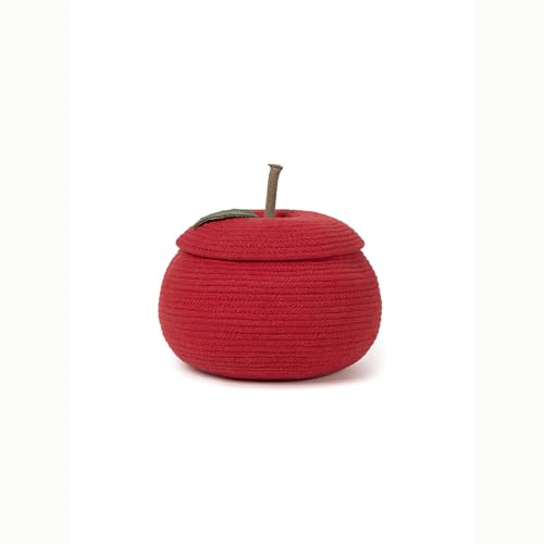 Lorena Canals Spielzeugkorb für Kinder, Apfel, Aufbewahrungskörbe, 28 x 28 x 20 cm