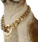 Hundehalsband | Kette für Hunde 86 cm, Edelstahl für Training und Outdoor-Aktivitäten geeignet für Halsumfang 76 cm