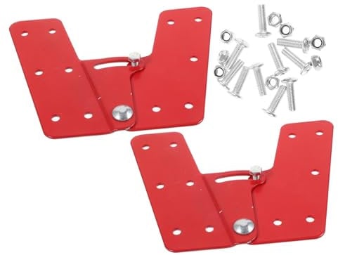 SHINEOFI 2pcs Attic Ladder Hinge Replacement Durable Folding Ladder Accessories for Enhanced Stability and Safety