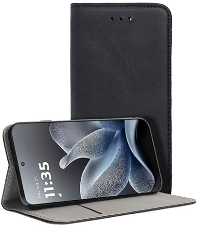 Cool Flip-Cover für Motorola Edge 70, glatt, Schwarz