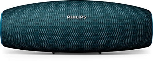 Philips Altoparlante Bluetooth Impermeabile, Antiurto, con Cinturino USB, Autonomia 10 Ore, Blu