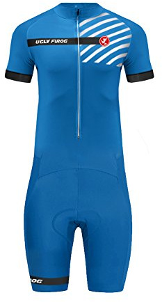 UGLY FROG 2023 Neuen Männer Fahrrad Breathable Frühling & Herbst Short Sleeve Hülse Radfahren Skinsuit with Short Legs Herren Fahrradtrikot Outdoor Sports Wear Triathon Bekleidung Fahrradbekleidung