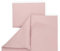 KraftKids Bettwäsche-Set Musselin goldene Punkte auf Rosa aus Kopfkissen 40 x 60 cm und Bettdecke 135 x 100 cm, Bettbezug aus Baumwolle, handgearbeitete Bettwäsche gefertigt in der EU