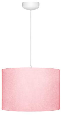 Lamps & Company Deckenleuchte Kinderzimmer, rosa Lampenschirm, Lampe Kinderzimmer Mädchen, ideal für Babyzimmer Deko und Jugendzimmer Deko Mädchen