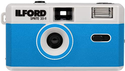 Ilford Sprite 35-II Kamera, blau&silber