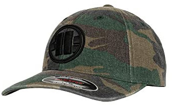 Pit Bull West Coast Kappe Full Cap Washed 3D Embroidery Logo S/M