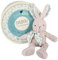 Doudou et Compagnie - Pantin Lapin - Doudou Bio - Gris - 25 cm - DOUDOU BOTANIC BIO - DC3969