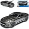 Ford Mustang VI Coupe Grau Ab 2014 1/24 Modell Auto mit individiuellem Wunschkennzeichen